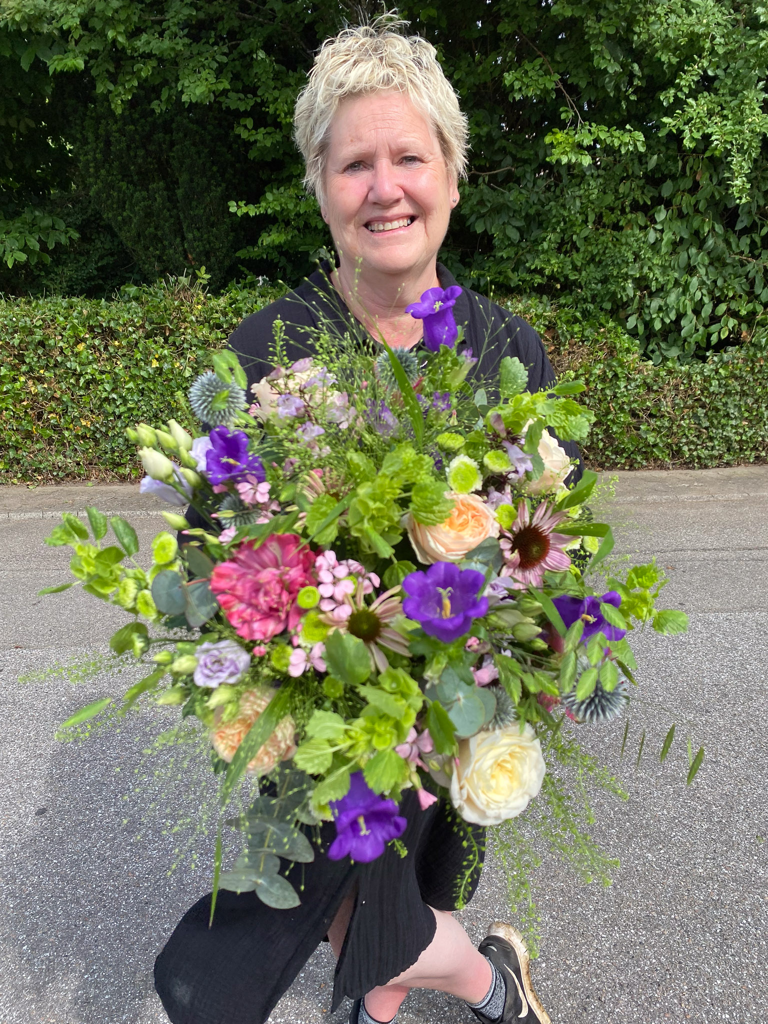 Rosa hortensiabuket
